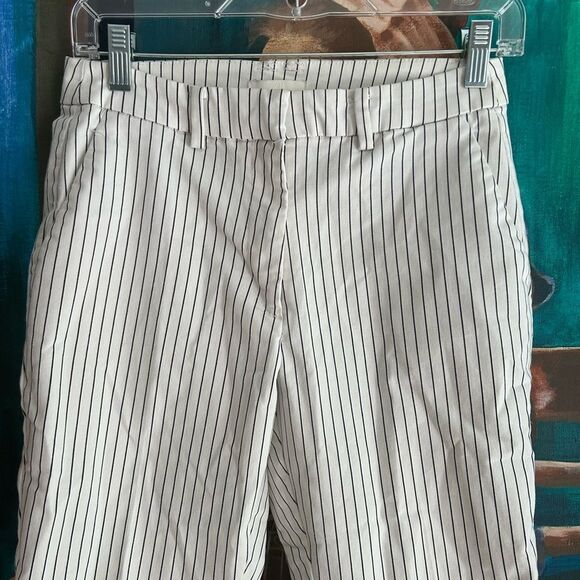 H&M White and Black Striped Dress Pants 6 - Picture 5 of 15